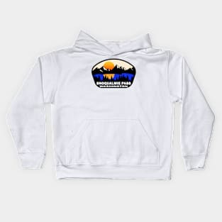 Snoqualmie Pass Washington Skiing Ski WA Kids Hoodie